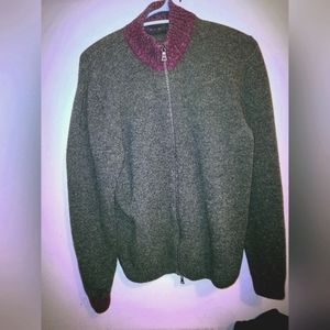 Etro zip up wool cardigan
